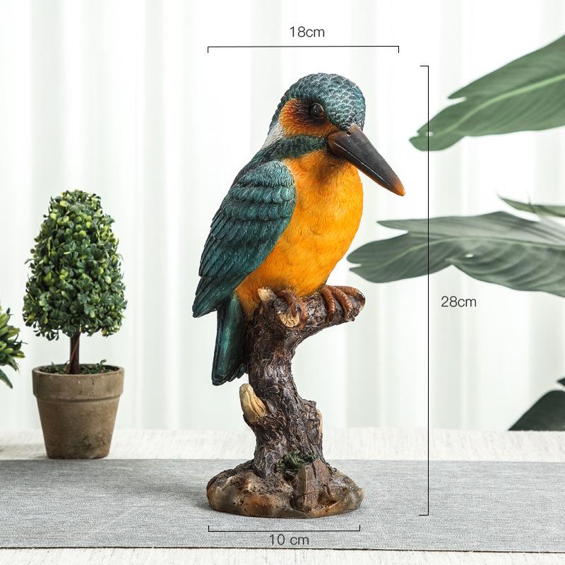 Nordic Parrot Ornaments: Decorative Bird Models for Living Room, Wine Cabinet, or Garden