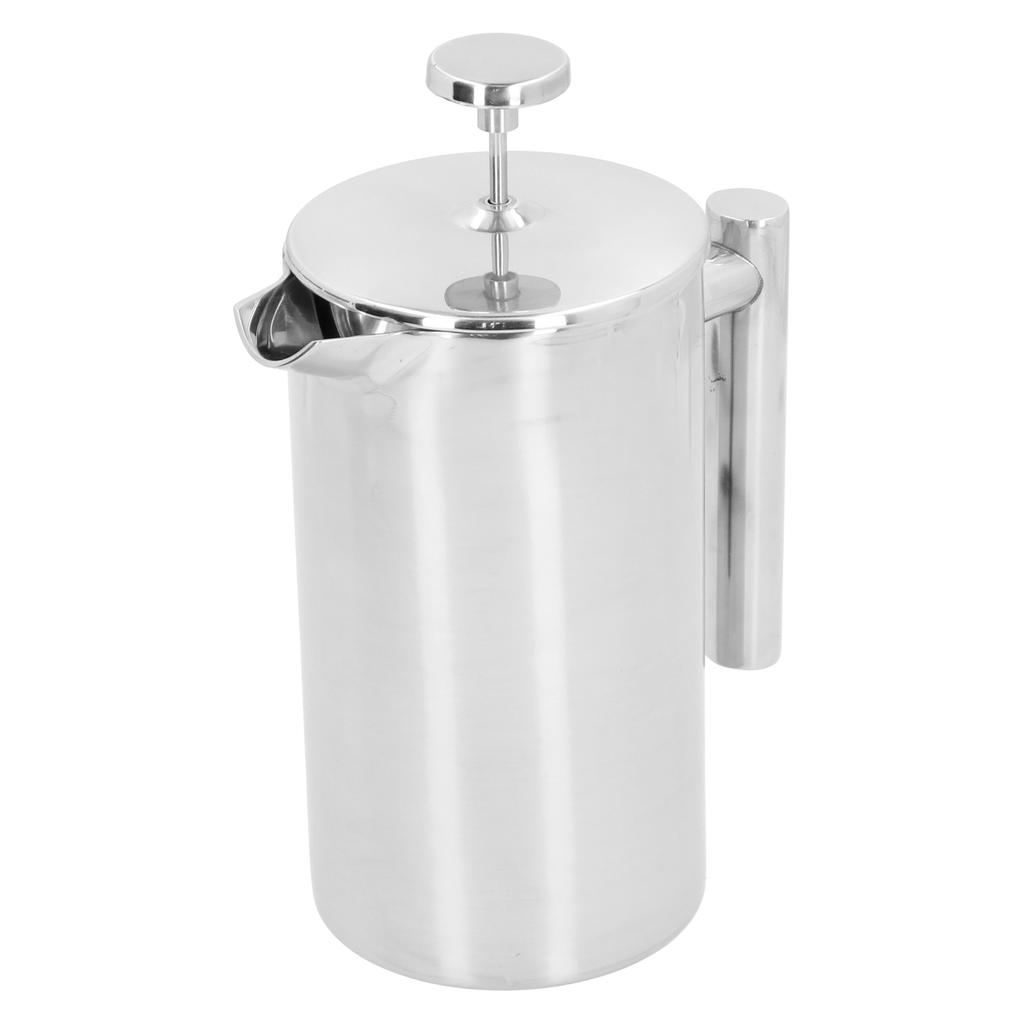 1000 мл ручной заварочный кофейник из нержавеющей стали кофейник-пресс двухслойный чайник для кофе