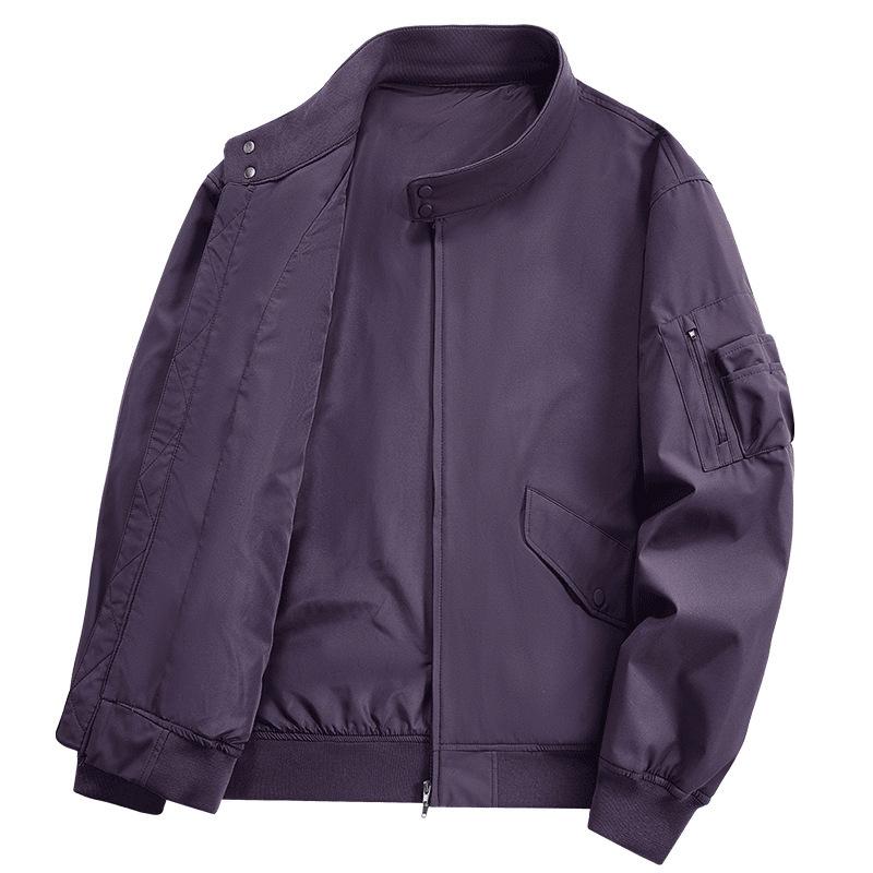 Новая мужская куртка с воротником-стойкой на осень и зиму, мягкая и приятная на ощупь, водонепроницаемая, ветрозащитная, не мнется и теплая