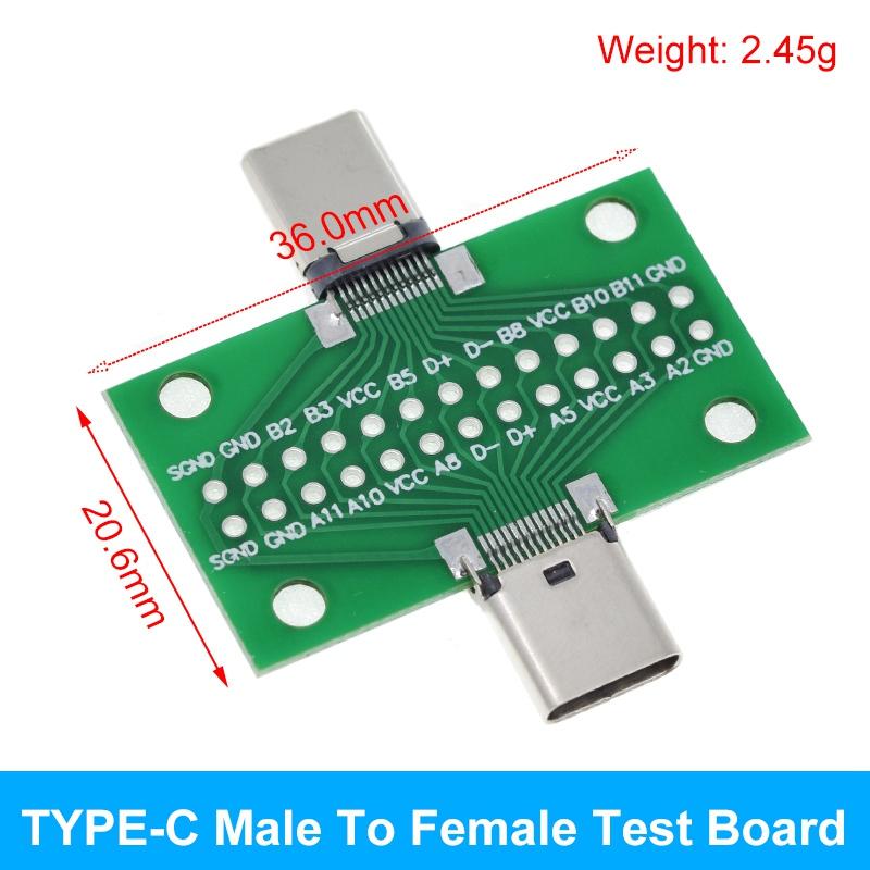 5/10 ШТ. USB-разъем папа / MINI MICRO USB на DIP-адаптер, разъем мама 2.54 Разъем Тип-C USB2.0 3.0 Конвертер-мама