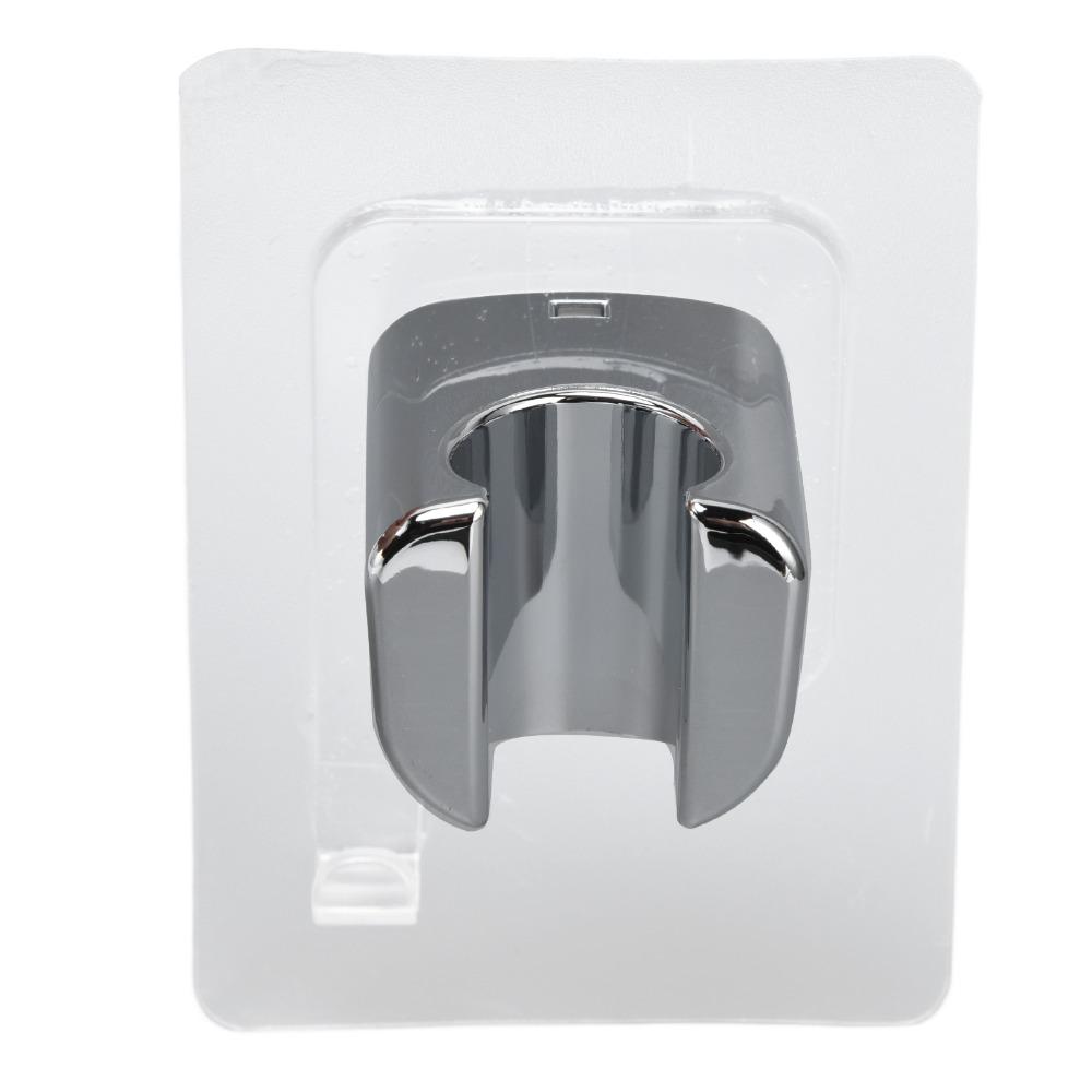 Adhesive Shower Head Holder ABS Material Shower Sprayer Hanger Shower Head Accessory Home Use