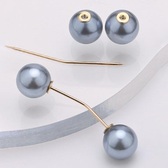 Clothes Brooch Classic Simple Graceful Fine Workmanship Fixed Clothes Simulation Pearl Pin for Dating