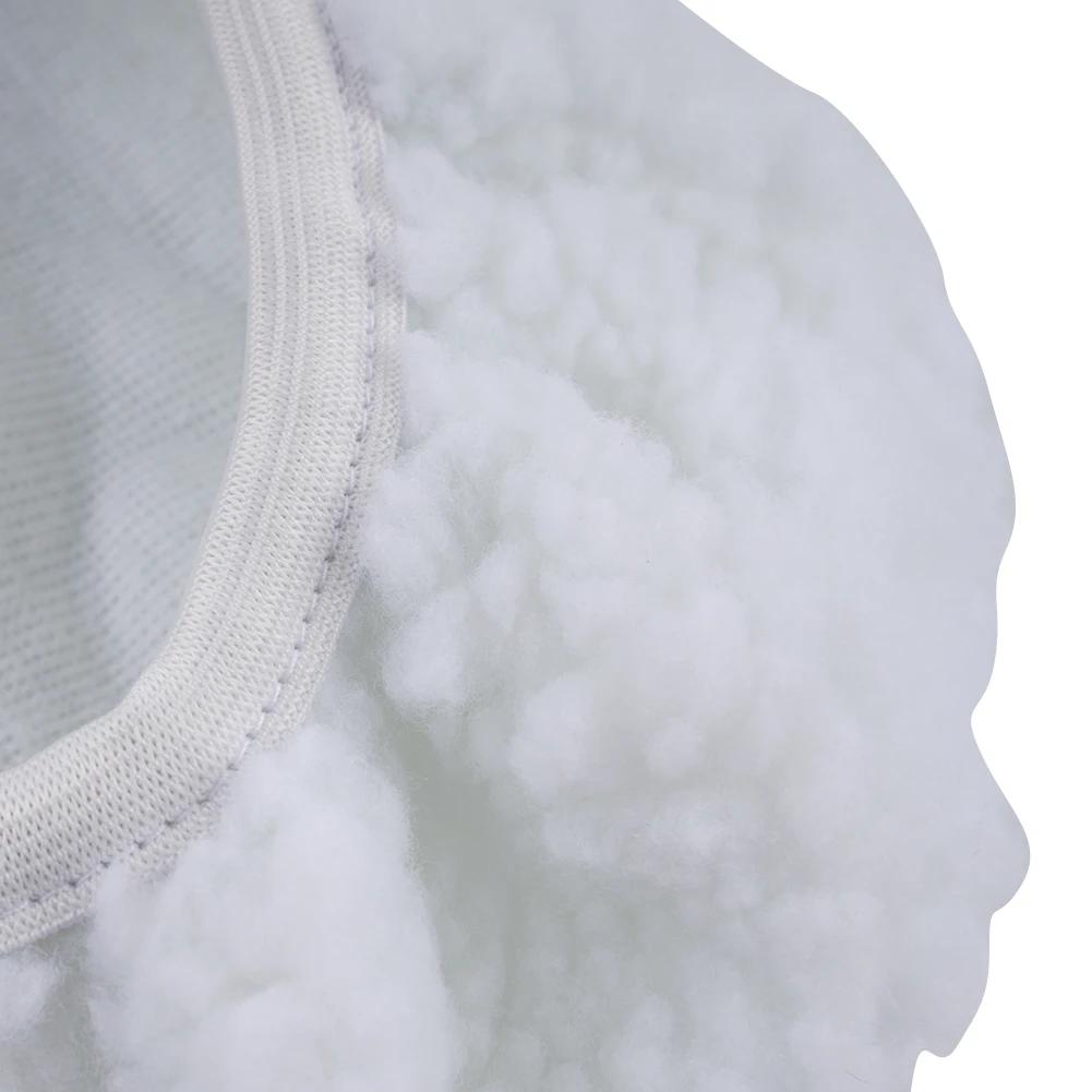 Легко устанавливаемые полировальные насадки, подходящие для 240-мм насадок, для автомобилей и мебели, мягкий шерстяной материал 6 шт.