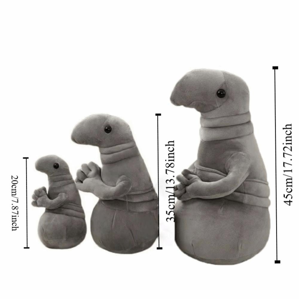 20cm/35cm/45cm Alien Plush Doll The Russian Zhdun Plush Statue Doll Monster Plush Toy  Holiday Gift