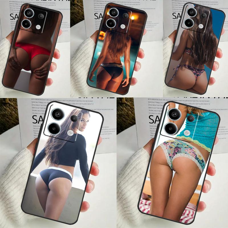 Exotic Sexy Ass Bikini Girl Case For Xiaomi Redmi 13C 12C 10C 9C 10A Redmi Note 11 9 10 12 13 Pro 9S 10S 11S 12S Cover