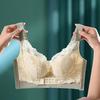 Бюстгальтеры с застежкой спереди, женский регулируемый большой бюстгальтер без косточек, собранный в бюстгальтер, кружевной сексуальный бюстгальтер