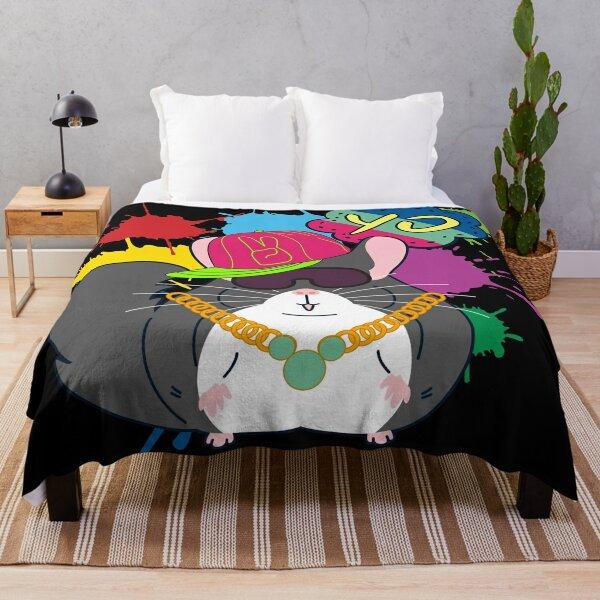 Cute cartoon chinchilla blanket office nap blanket four seasons warm blanket gift blanket