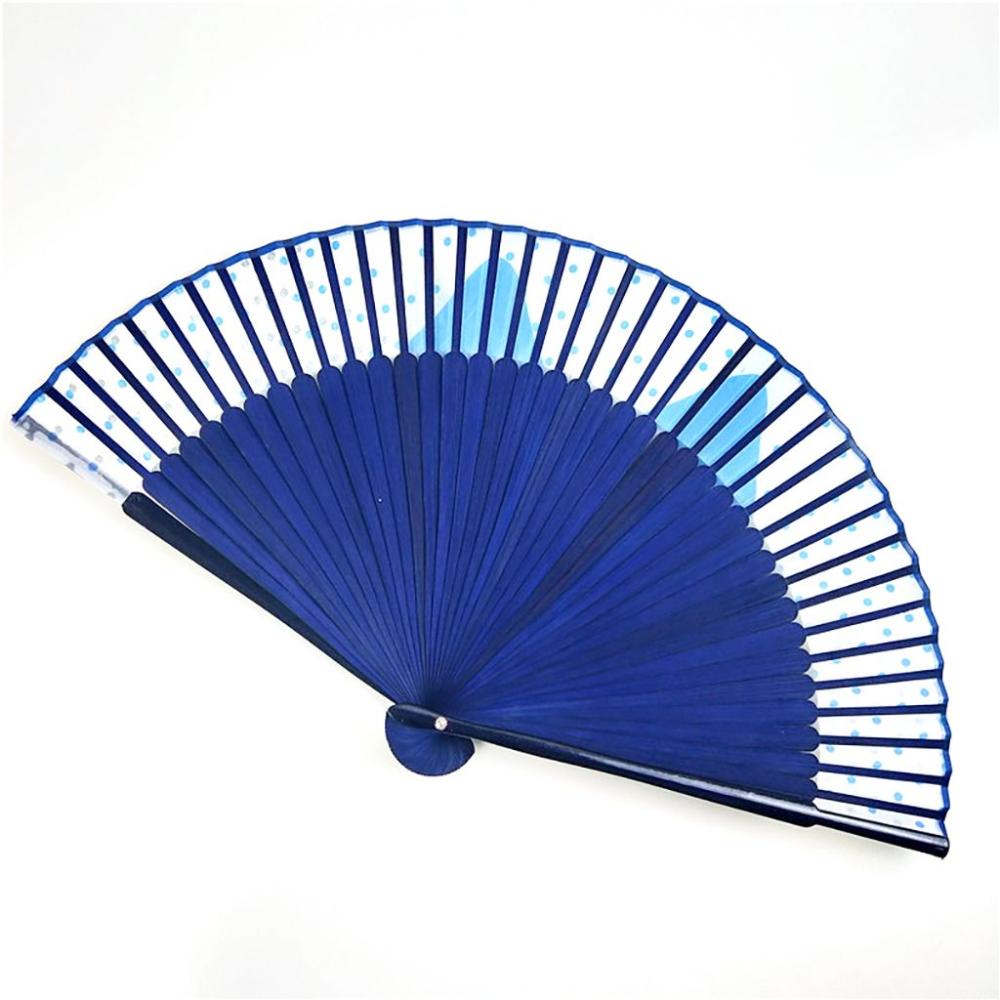 pcs Cat Patterns Bamboo Wooden Handmade Summer Gift Home Decoration Silk Fan Folding Fan Fan Crafts