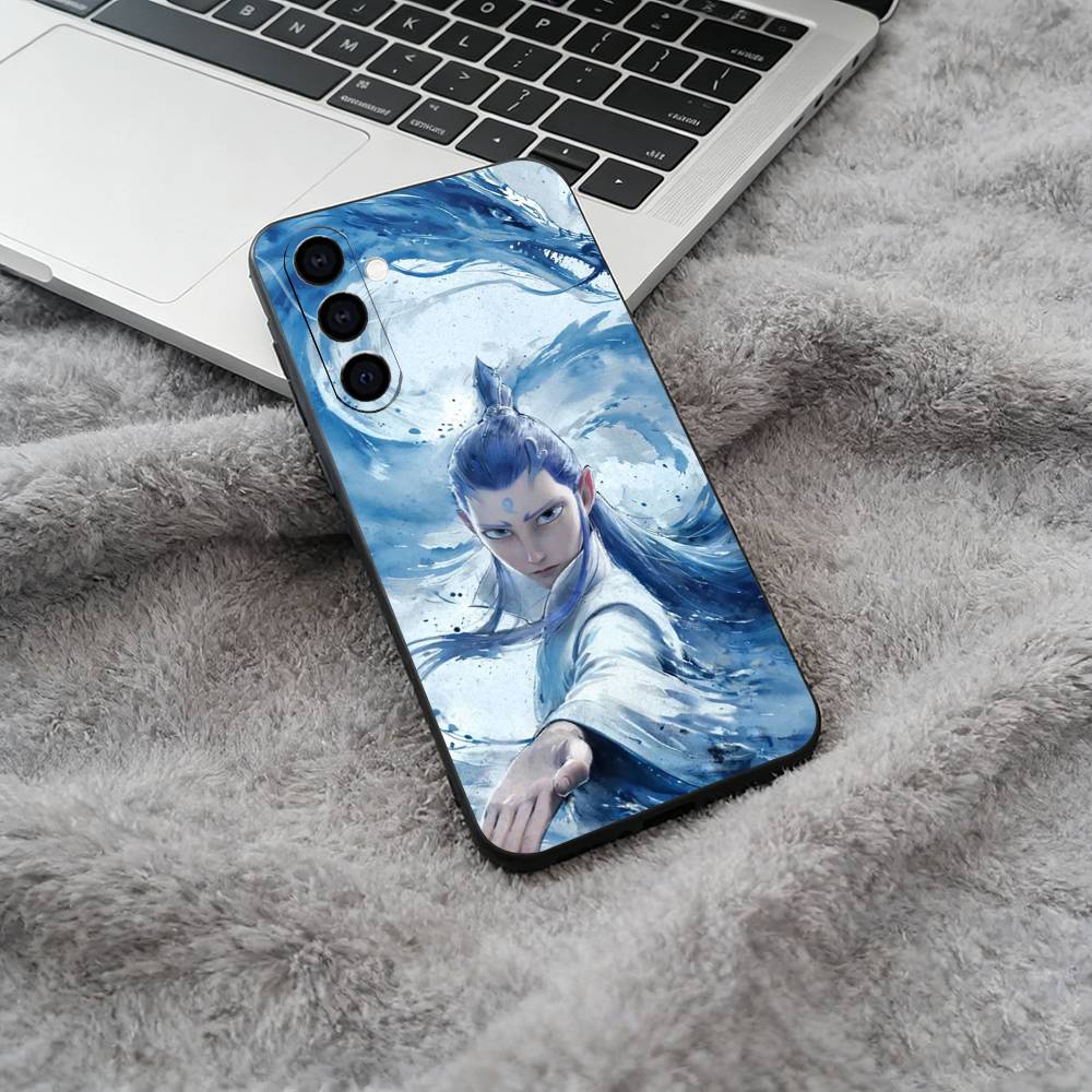Горячий аниме-чехол N-Z-Ne-zha из черного мягкого силикона для Samsung Galaxy A73, A71, A72, A70, A53, A52, A51