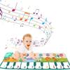With 8 Animal Sounds Multifunctional Music Mat Waterproof Baby Keyboard Dance Mat For Kids