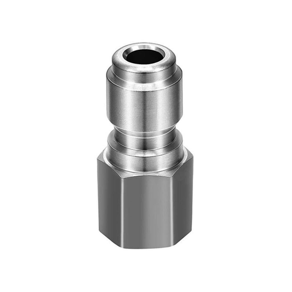 Комплект из 2 стальных быстросъемных муфт для мойки высокого давления, фитинг 3/8 дюйма с внутренней резьбой NPT, прост в использовании для уборочных машин