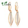 MINTHA Clip Earrings Trendy Wedding Daily Fashion Jewelry Hollow Cubic Zirconia Earrings For Women Earrings