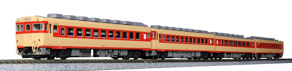 KATO N Gauge Kiha58 Series Panoramic Window Set Модель железнодорожной модели дизельного вагона 4-вагонный 10-1600