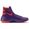 Nike Hyperdunk 2015 Модные Универсальные Амортизирующие Противоскользящие Износостойкие Высокие Баскетбольные Кроссовки Мужские кроссовки Фиолетовый Оранжевый 749562-565