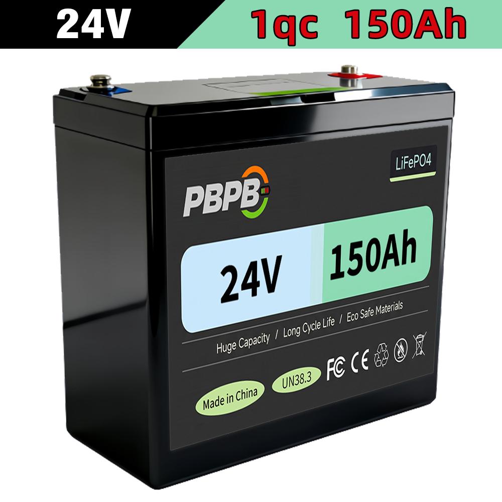LiFePO4 24V 200AH Lithium Iron Phosphate Battery Energy Storage System for RV Off-Grid Solar Power Generation