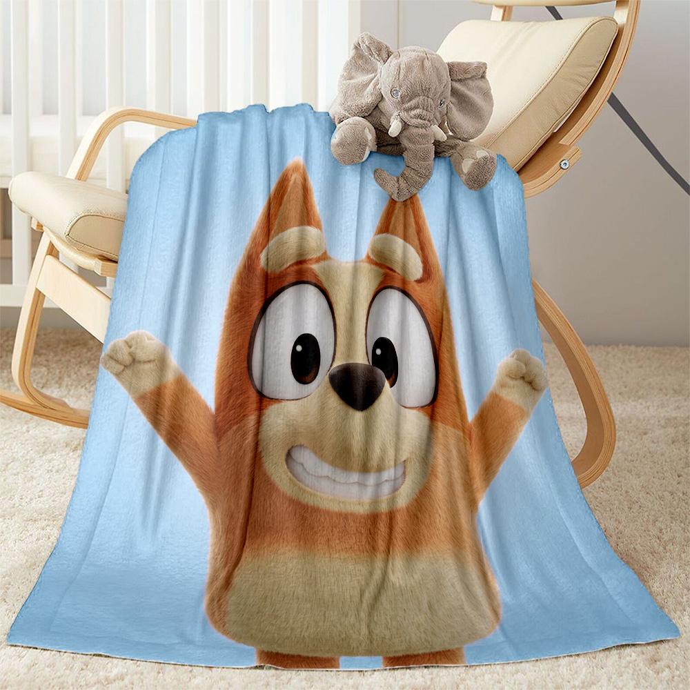 Happy Animal Adventure Blanket Comfortable Great for Livingroom Couch Picnics for All Occasions Playful Design