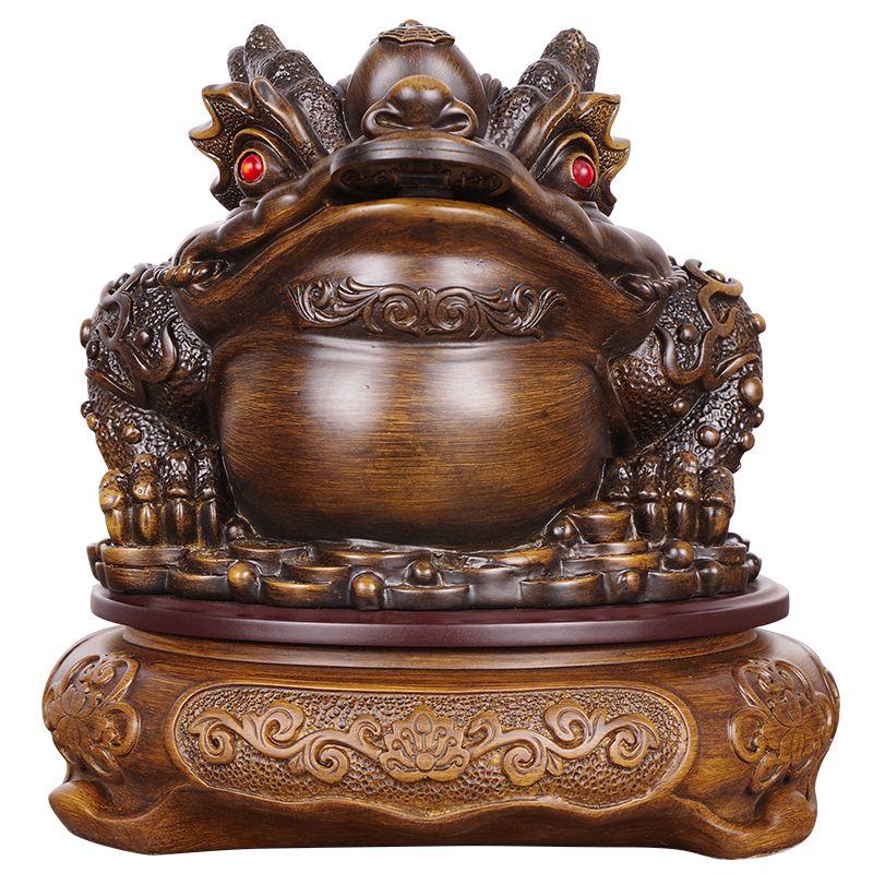 Украшение в виде золотой жабы Чжаоцай, трехногая золотая цикада, украшения, подарок на открытие магазина, украшение для офиса, гостиной