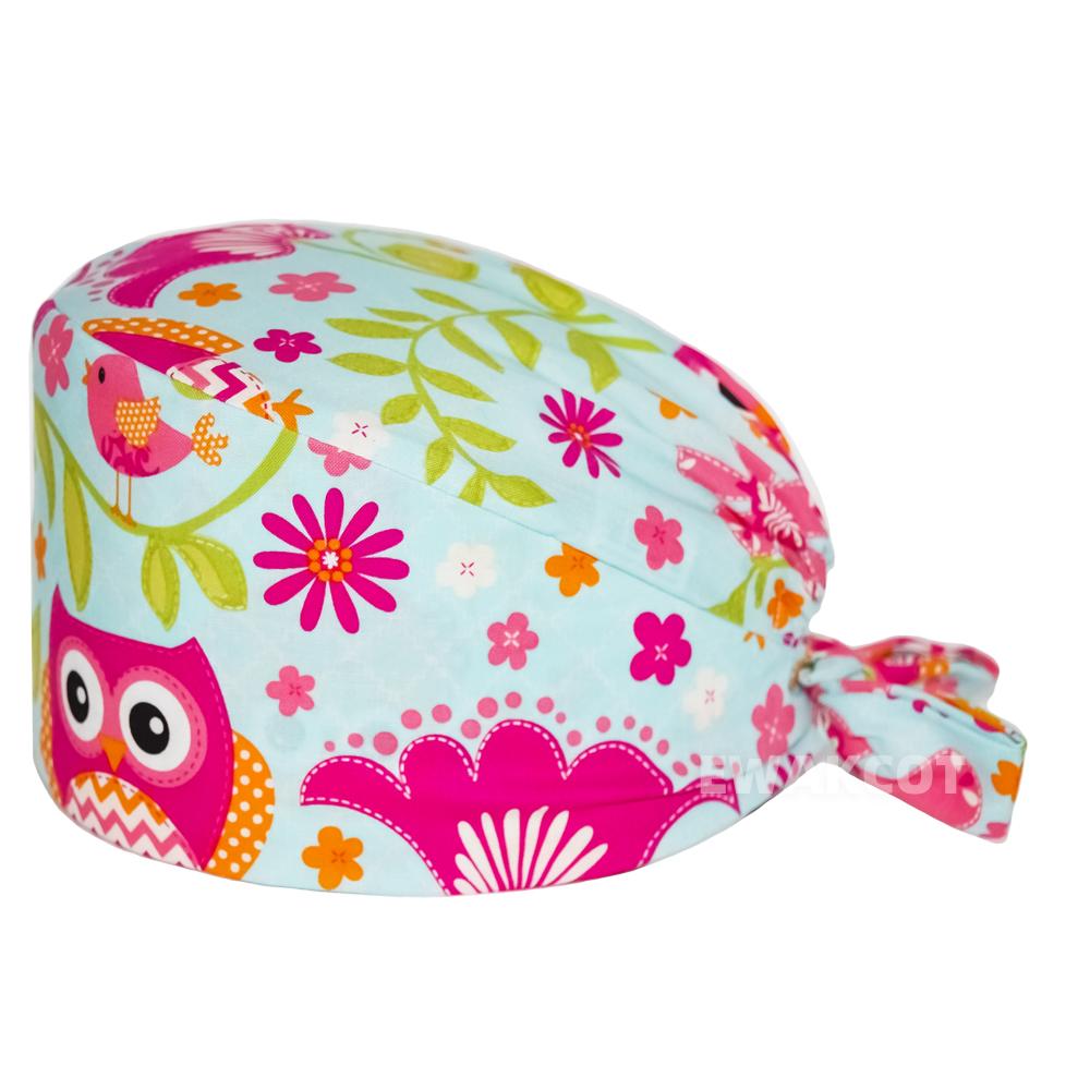 Новая мягкая кепка из хлопка, регулируемая шапка с героями мультфильмов, шапка для лабораторной работы, хирургическая шапка, аптека, аксессуары для ухода за стоматологом, шапочки-скрабы