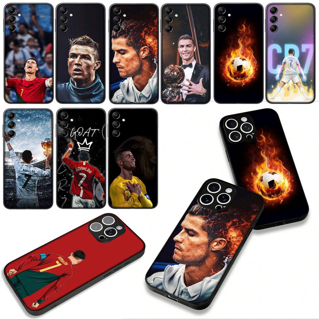 Soccer King CR7S No 7 Football No7 Phone Cover for Apple iPhone 16 15 14 Plus 13 12 Mini 17 Pro Max + ProMax 16E Air Case