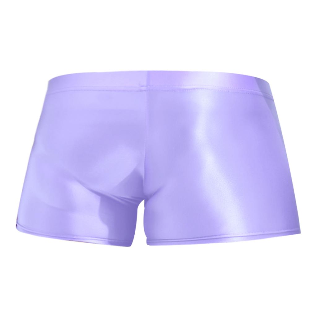 Мужские глянцевые трусы-боксеры, нижнее белье, трусы с низкой посадкой, нижнее белье, шорты для вечеринки у бассейна, шорты для пляжного волейбола, пляжная одежда