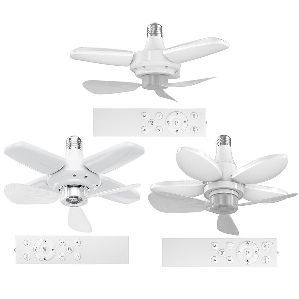 Современный потолочный вентилятор с подсветкой и пультом дистанционного управления Маленький потолочный вентилятор для кухни, спальни, подвала, столовой, гостиной