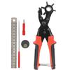 DIY Punch Hole Tool Set Punch Plier Hand Tools for Strap Belt Saddle Watchband Leathercraft Leather Eyelet Puncher 6 Holes