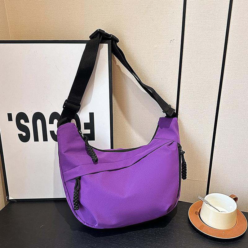Модная сумка через плечо большой емкости для поездок на работу, новая повседневная универсальная сумка-тоут в спортивном стиле из нейлона