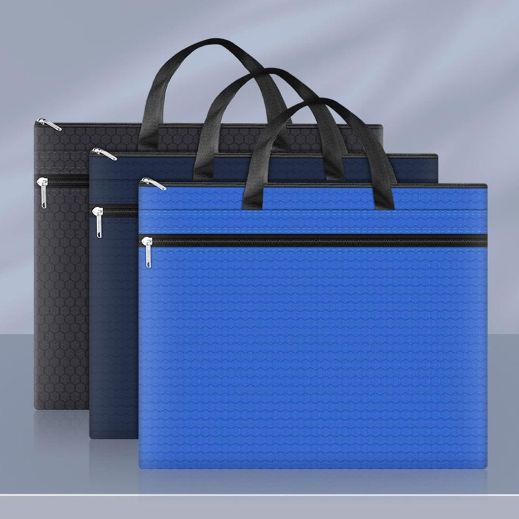 Переносной деловой файл формата А3 с 2 большими разделенными документами на молнии, удобный для переноски в сумке унисекс, сумка, сумка, слой, емкость, хранение, сумка,