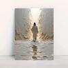 Christian Religion Holy Faith Jesus Walking on Water Art Poster Print  Canvas Painting Living Room Home Decor