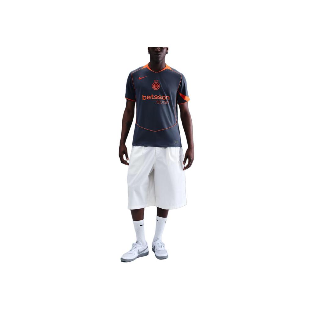 Nike Всего 90 Цветной блок Принт букв и цифр Футболка с коротким рукавом для футбола Мужские топы HM3204-438