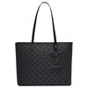 Monogram Polyester Tote Bag, Shopping Bag, Shoulder Bag, Handbag Men's Black Jordan HM9241-010
