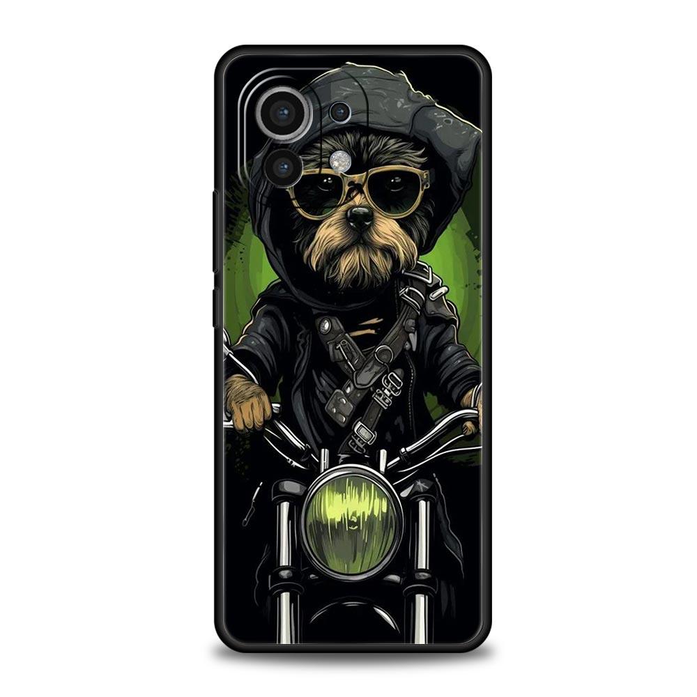 Motorcycle Phone Case Cover for Xiaomi Mi 17 15 14 13 12 11 Ultra 15T 14T 13T 12T 11T Pro Lite 5G Soft TPU Shell Fundas Capa Bag
