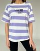 Полосатая футболка с надписью ISSA Plus