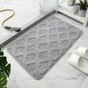 Imitation Cashmere Non-Slip Water-Absorbing Door Mats for Bathroom and Bedroom
