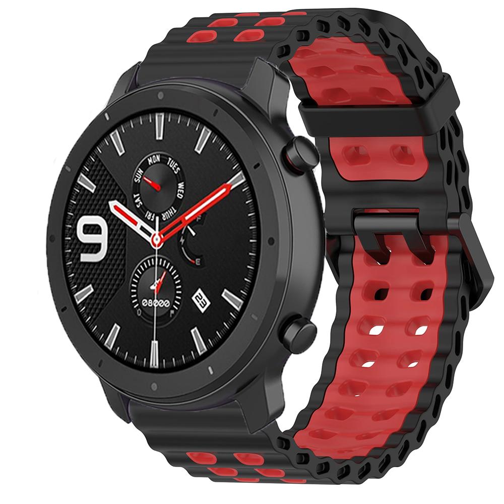 Силиконовый ремешок 22 мм для Amazfit GTR 47 мм/GTR 4 3 Pro/Balance 2 1/Bip 6 5/Stratos 2 3 Браслет для Huawei Watch GT6 5 4 46 мм Ремешок