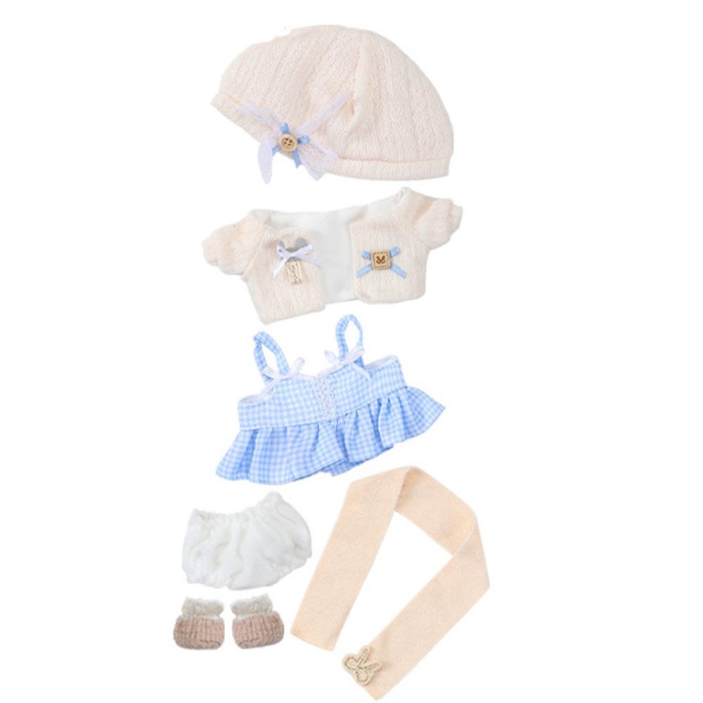 1 комплект Платье принцессы 20 см Одежда для хлопковой куклы Мода Одежда для куклы без атрибутов 20 см Хлопковая кукла