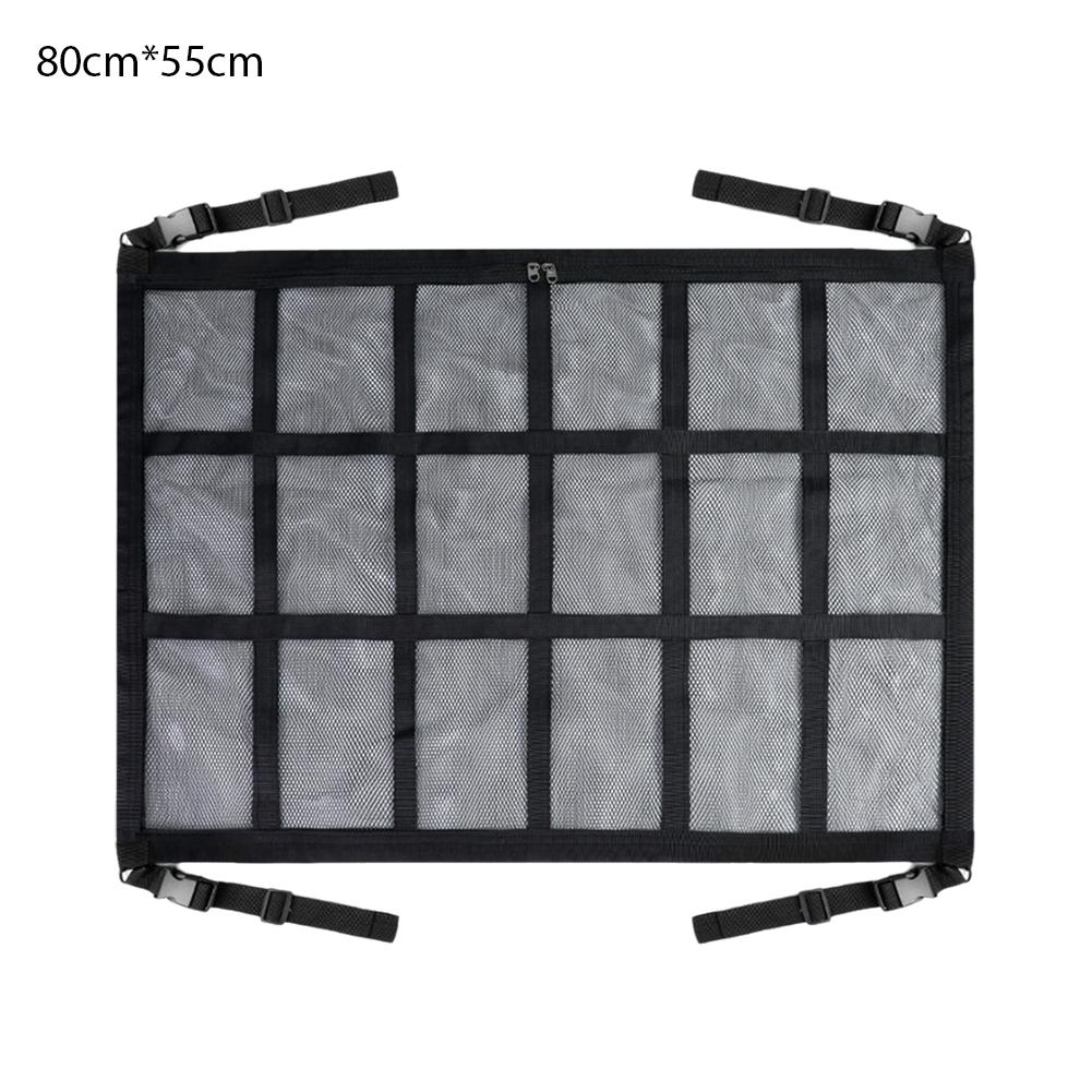 Универсальная сумка для хранения на крыше автомобиля, сетчатый органайзер, сетка, большая вместимость, сетчатый карман для хранения на потолке автомобиля для путешествий, кемпинга
