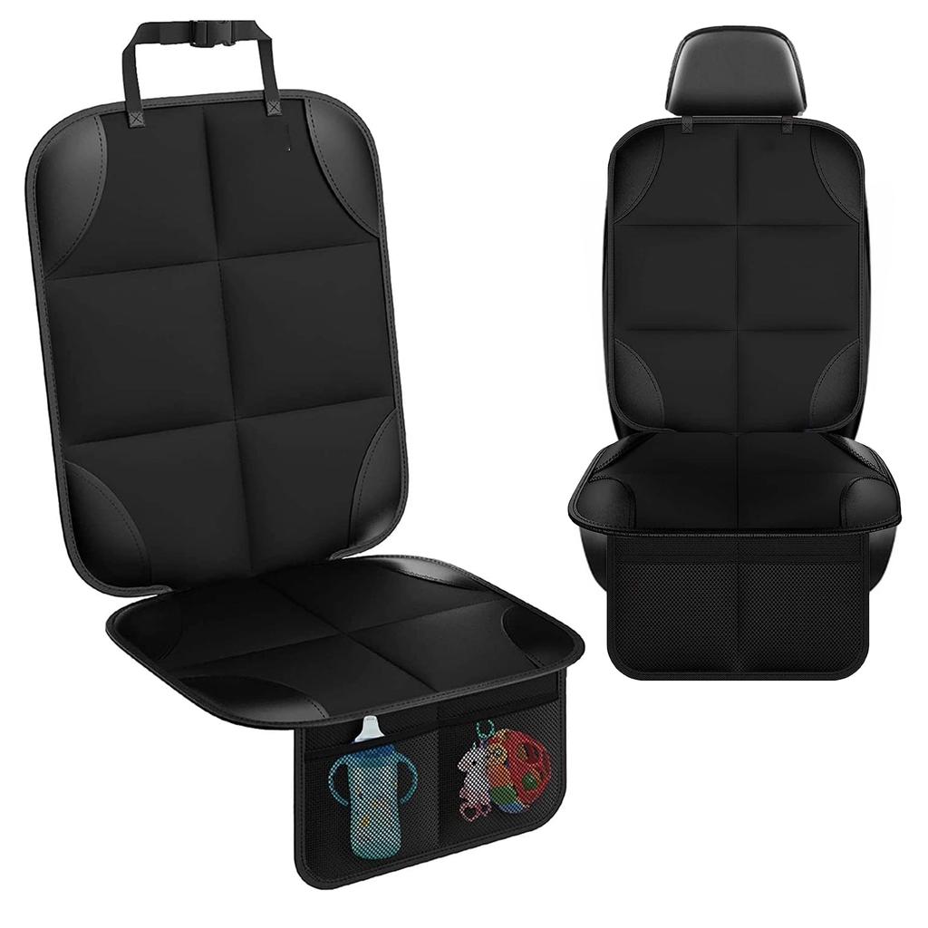 Mata Ochronna Na Pojedynczy Fotel Alogy Seatshield™ Podkładka Pod Fotelik Samochodowy Dla Dziecka Ochraniacz Do Auta Czarna