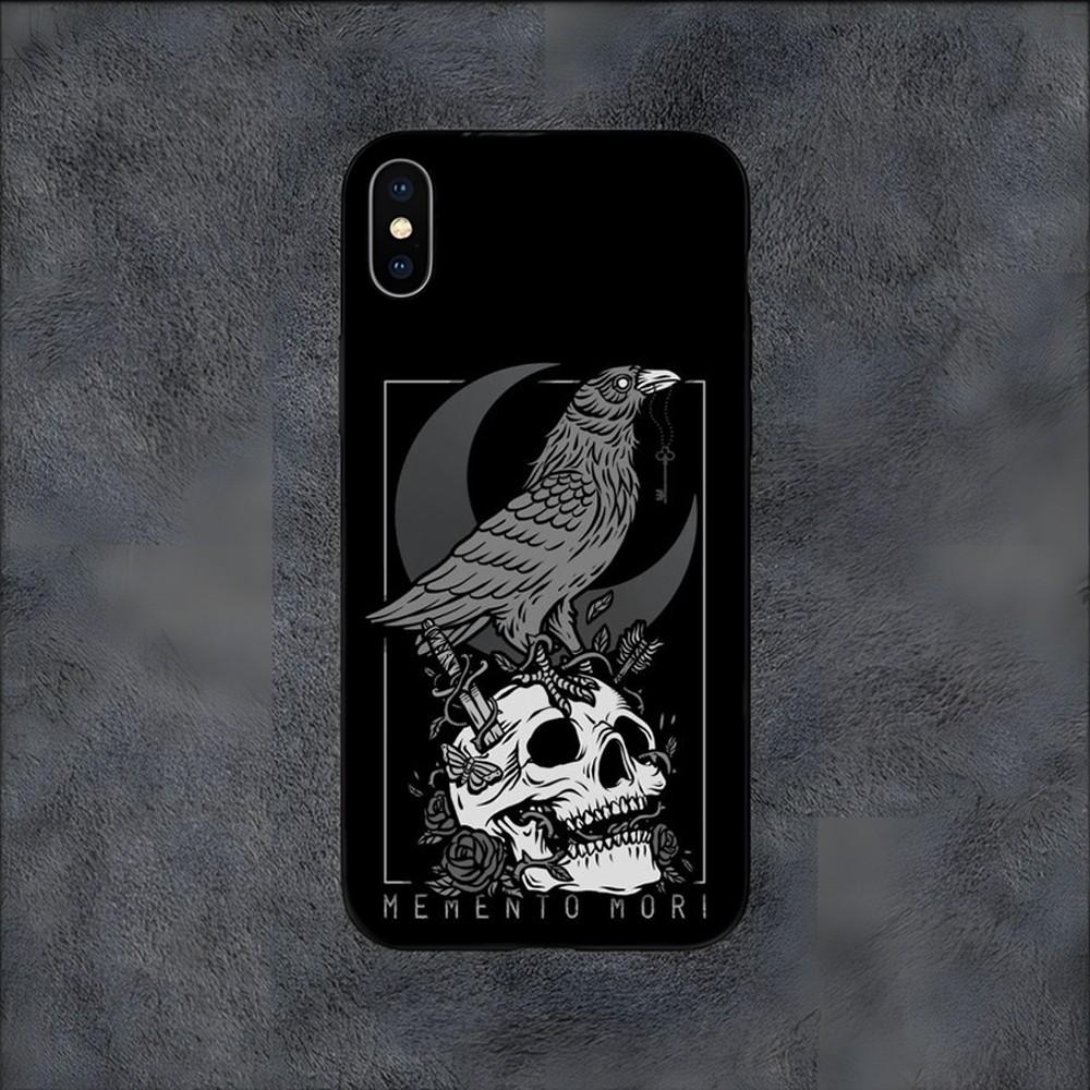 Чехол для телефона Memento Mori для Samsung S24, S21, S22, S23, S30, Ultra, S20, S30, Plus, S21 Fe, 10, 9, 5G Силиконовая крышка