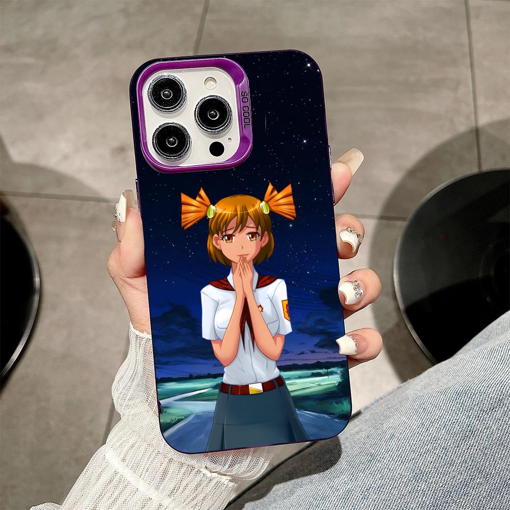 Everlasting Summer Alisa Purple Translucent Mobile Phone Case for iPhone 17 16 15 14 13 12 11 X XR XS Air Pro Max Plus Cover