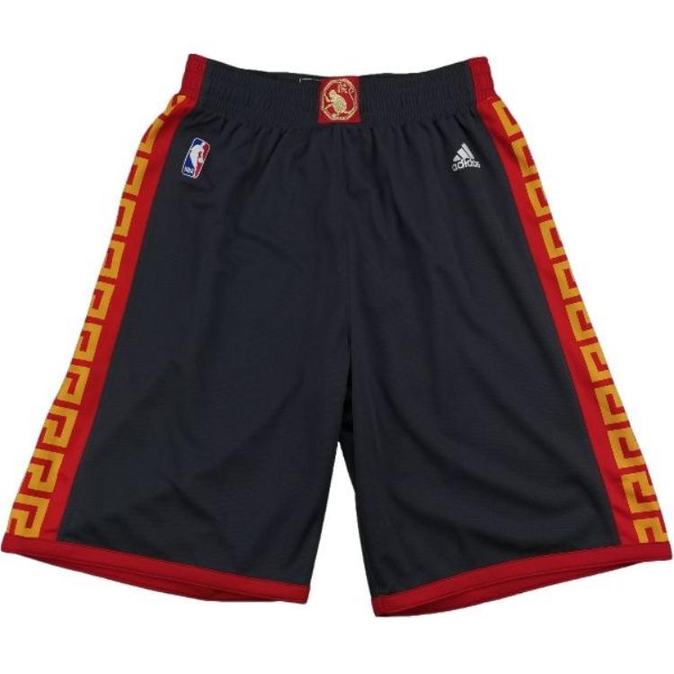 Adidas X NBA Golden State Warriors Swingman Fan Edition Casual Soft Comfortable Stylish Basketball Shorts Men Shorts Black 505PA-3GA-AGSWZ1