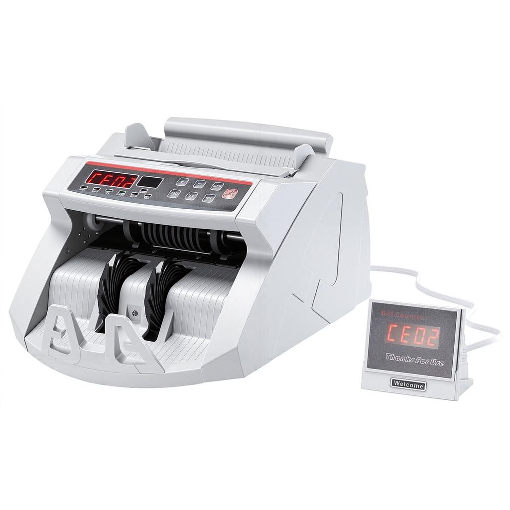 Banknotes Counters Money Counter With LED Display Professional Note Counter With False Banknotes Detector, UV/MG, 1000 Bills/Minute, Counts Only