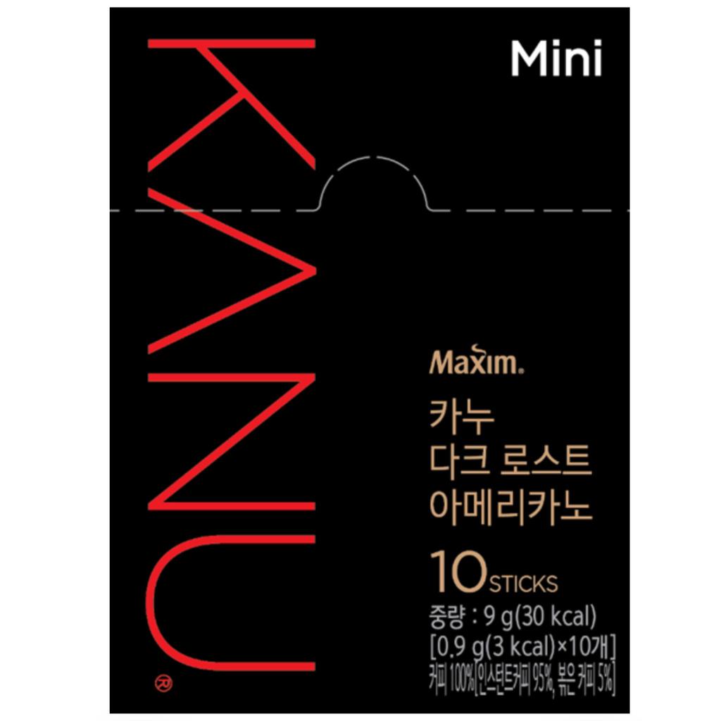 Dongsuh KANU Dark Roast Americano Mini 10 палочек / Корейский черный кофе