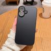 Роскошный матовый закаленный стеклянный чехол AG для iPhone 17 16 15 14 13 12 11 Pro Max, матовая защита объектива, ударопрочный, мягкий бампер