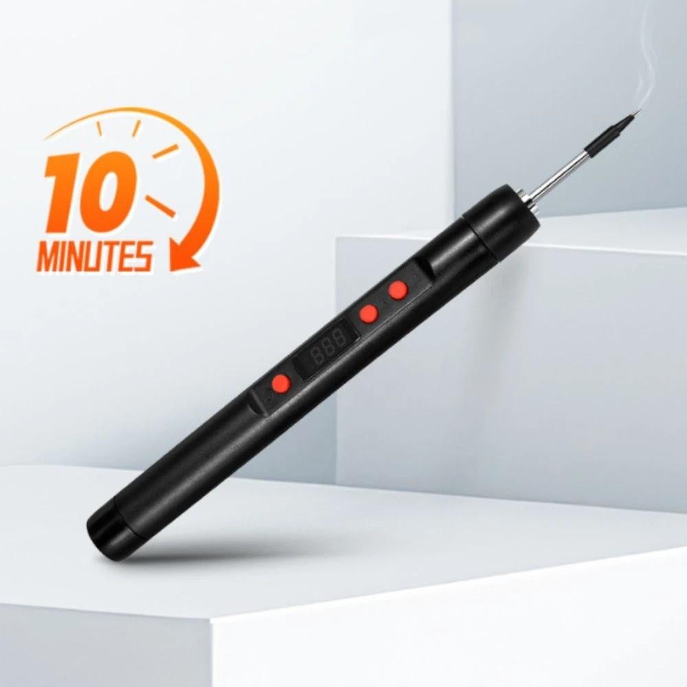 Паяльник USB 25 Вт с 3 уровнями регулировки, легкий дизайн, сварочный набор, ручка с литиевой батареей, набор для пайки