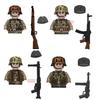 New Military Private Affairs Pea Dot GunsBuilding Blocks Model Bricks Mini Action Toy Figures Toy Gift for Children