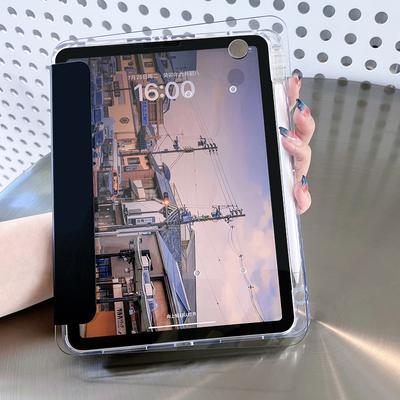 Прозрачный кристально чистый акриловый вращающийся чехол для Ipad Pro 11 Air 5 Air 4 10,9 10,2 9, 8, 7 Air 3 Pro 10,5 с гнездом для ручки