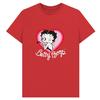 Унисекс футболка для взрослых с Бетти Буп, посылающей воздушный поцелуй