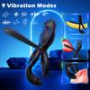 Cock Ring Vibrating for Men Ejaculation Delay Male Erectile Penis Ring G-Spot Clitoris Anal Stimulator Adult Sex Toy for Couples