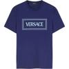 VERSACE Logo Printed Crewneck T Shirt 1011694-1A08584-1UI20